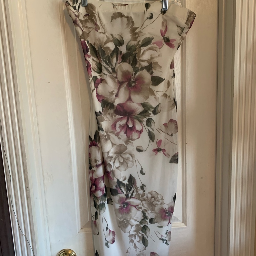 floral tube dress